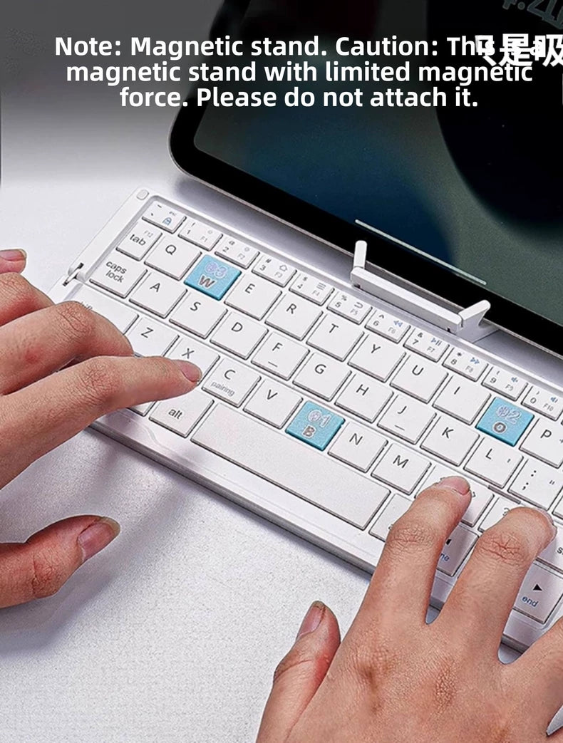 Portable Wireless Foldable Keyboard