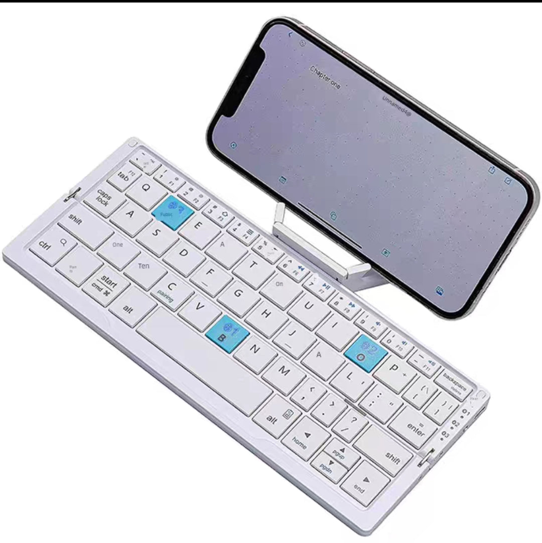 Portable Wireless Foldable Keyboard